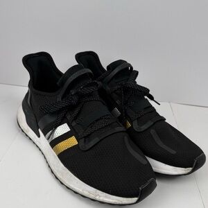 Adidas U Path Run Men's Black White Gold FW2323 Size 10 Running Casual Walking